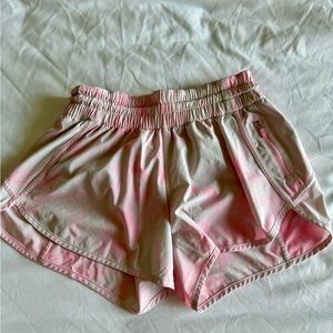 Lululemon Track That High-Rise Short Tie Dye Pink